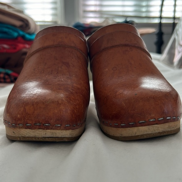 Swedish hasbeena tan mule clogs 37 - Picture 4 of 7